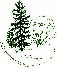 Forest Savers Logo (hand holding trees)